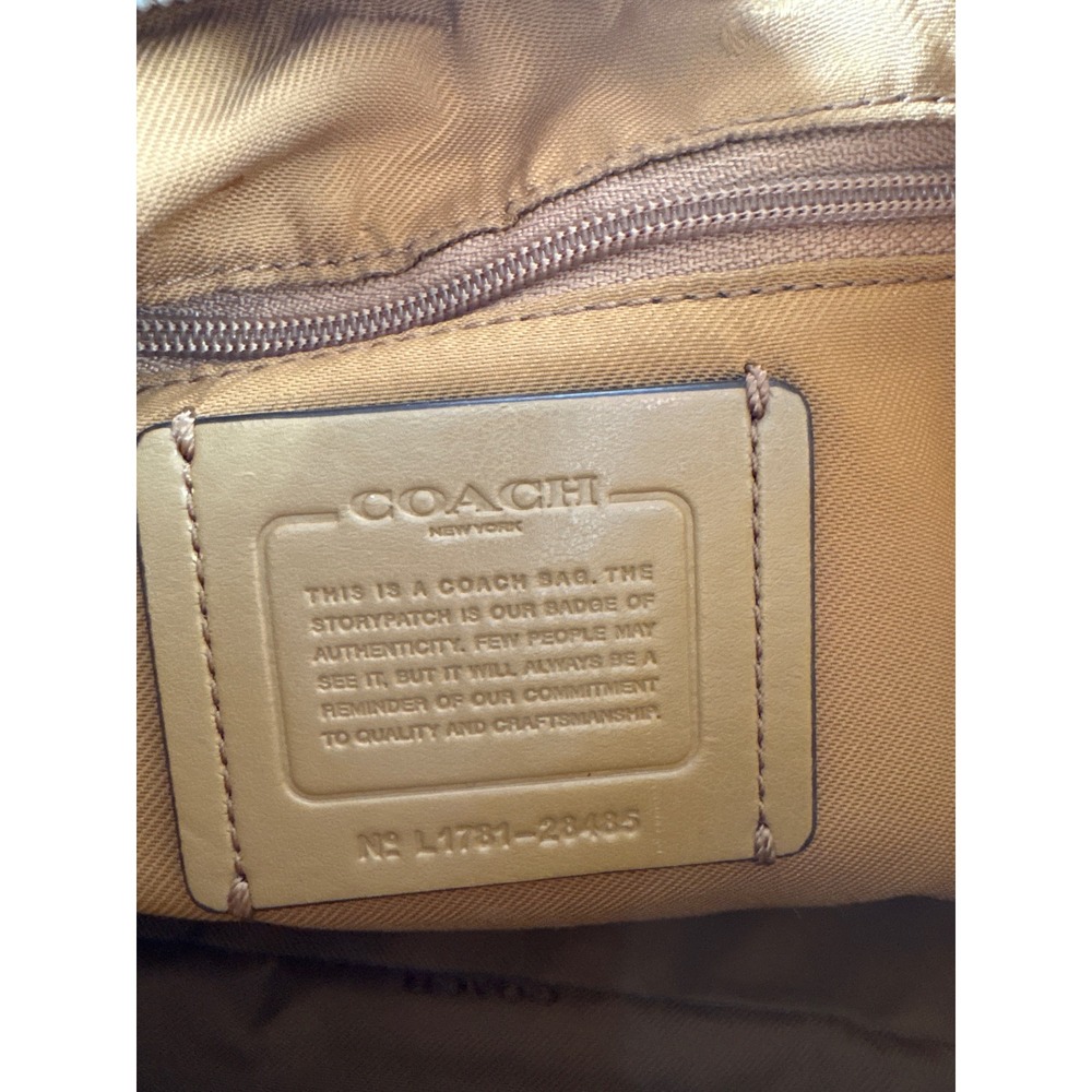 Coach Chelsea Crossbody Bag White Pebble Leather Rose Floral Print - Picture 7 of 8